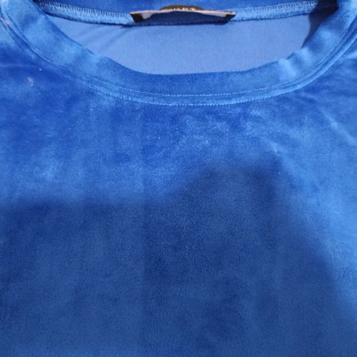 Velour tracksuit set like new, blue, pants xs/s, top one size