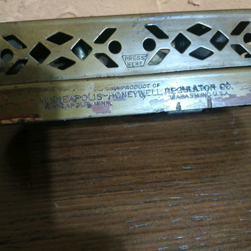 Room thermometer used, very old, made in America