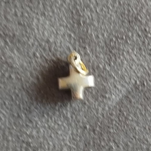 Silver mataki and cross pendants like new