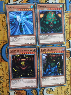 Κάρτες Gate Guardian Yu-Gi-Oh! σαν καινούργιες, κατάλληλες για Goat και Speed Duel