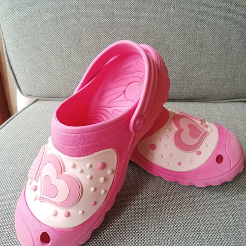Flip-flops size 35 pink used girls summer shoes
