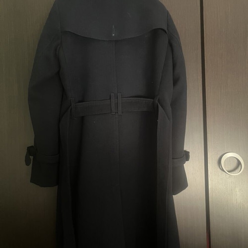 Dark blue trench-style coat, size S