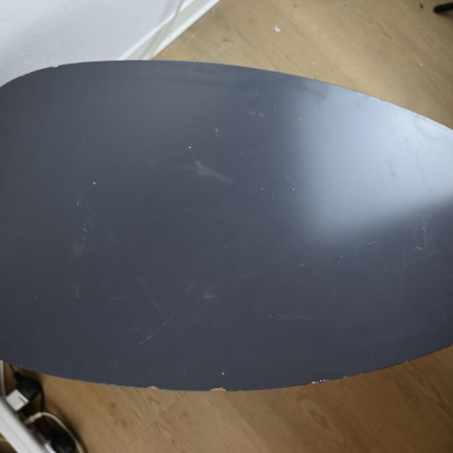 Retro coffee table used with visible wear