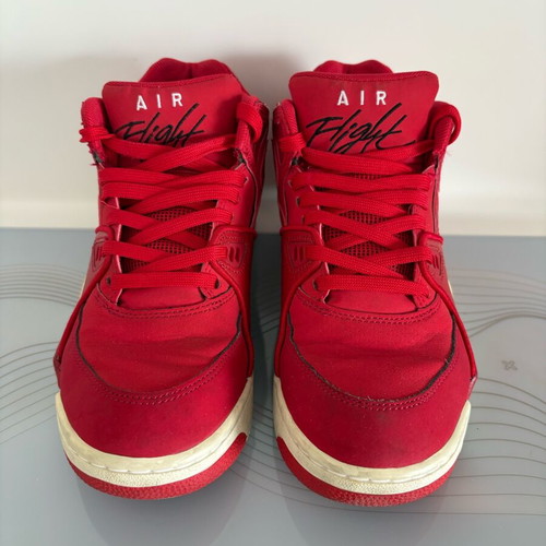 Nike Air Flight 89 “Python” like new, red athletic shoes EU 38.5