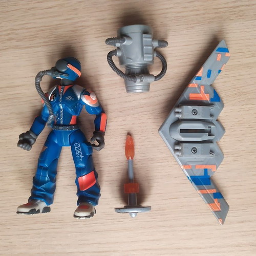 A.T.O.M. Jetwing Hawk figure 16 cm used, rare