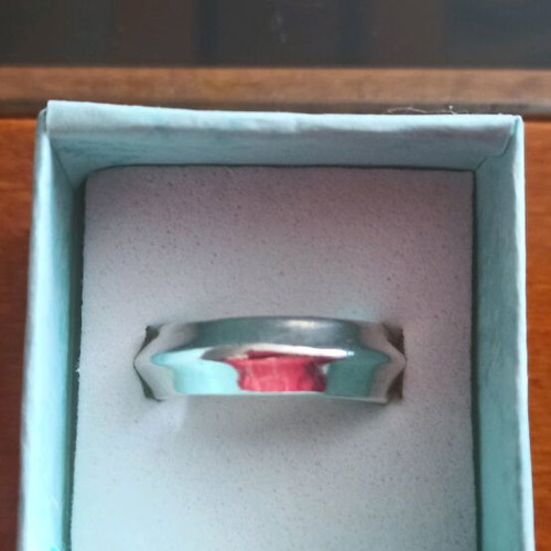 Silver 925 ring like new, minimal unisex design