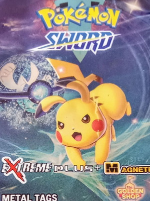 Pokémon Sword μεταλλικές τάπες συλλεκτικές 3 τεμάχια 2021-23