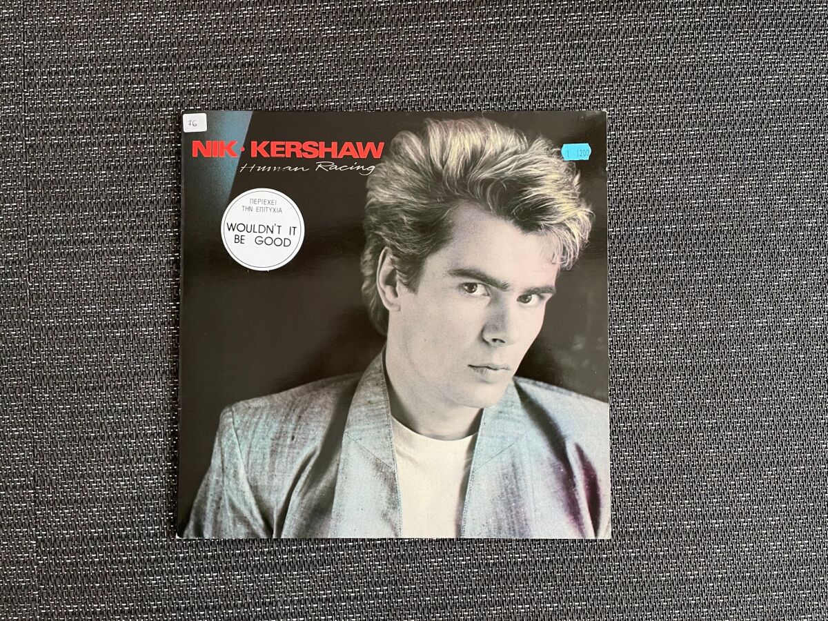 Nik Kershaw Human Racing vinyl record… - € 11,00 - Vendora.cy