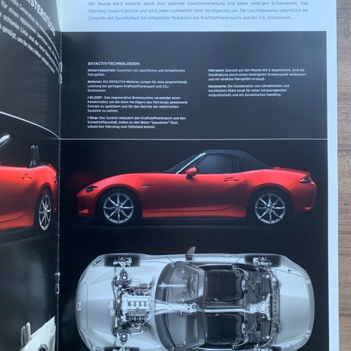 Mazda MX-5 brochure new promotional