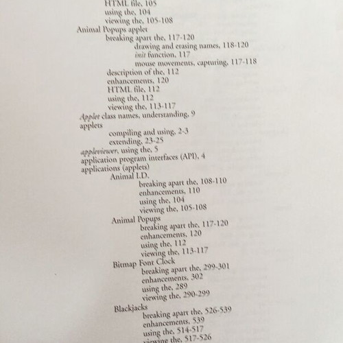 Programmer's Library Java book used, English, 556 pages