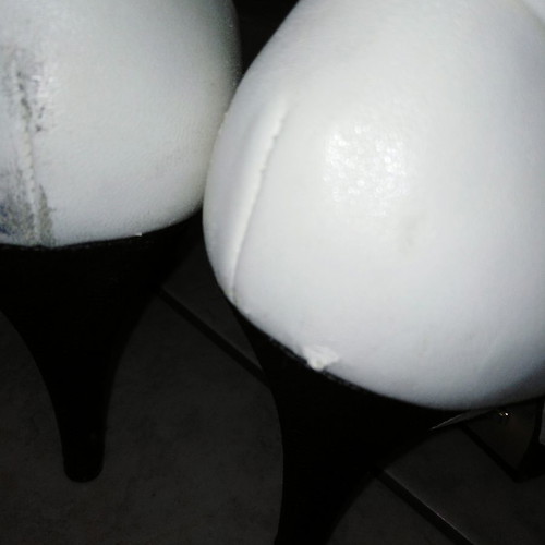 L.A.M.B. high heels used, 12cm heel, white size 39