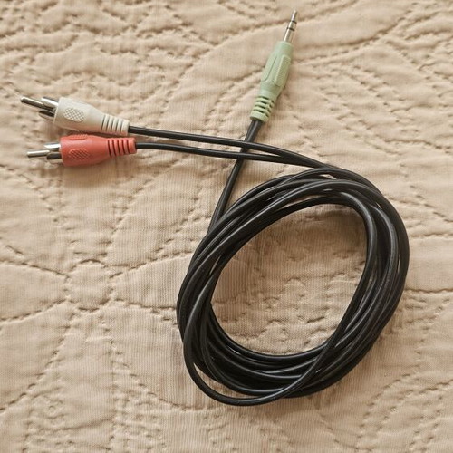Audio cables set used, various types