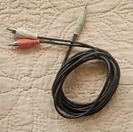 Audio cables set used, various types