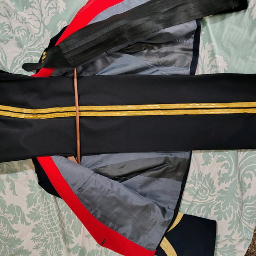 Military uniform authentic old used with medals