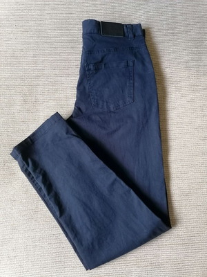 Hashtag cotton pants for boys age 14, blue