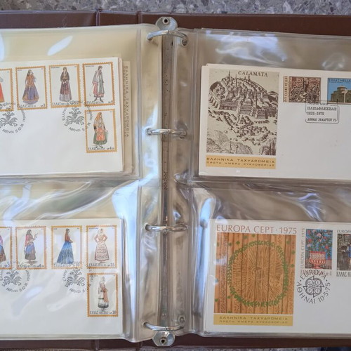 Greek First Day Covers 44 Pack New from 1972 to 1976