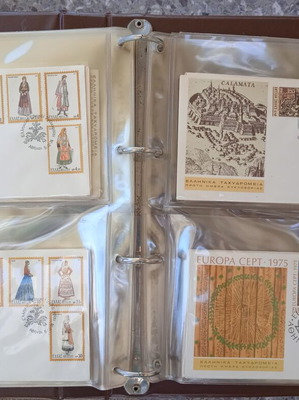 Greek First Day Covers 44 Pack New from 1972 to 1976