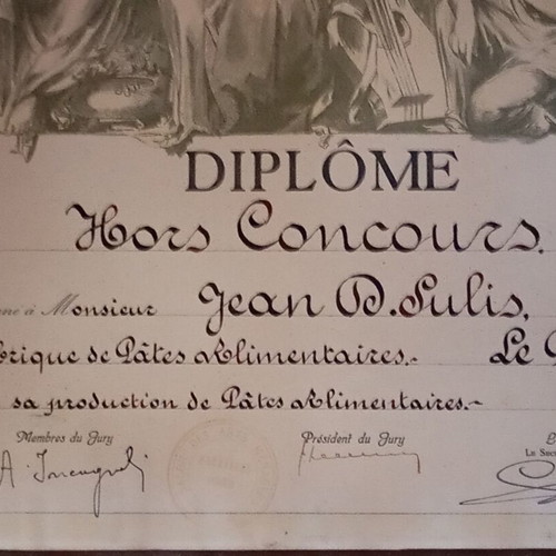 Large Salon des Arts Ménagers 1933 diploma, collectible