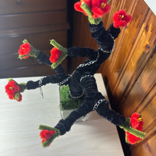 Bonsai blossom tree handmade, new