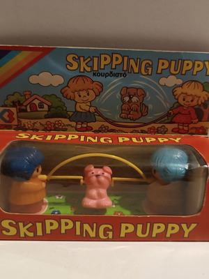 Vasileiadis Skipping Puppy wind-up toy new