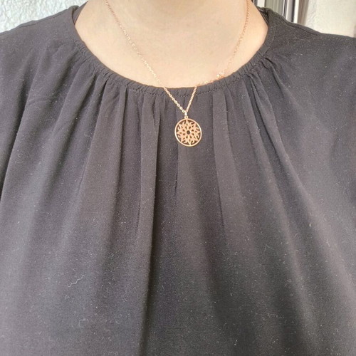 Rose gold necklace 925 Jools new