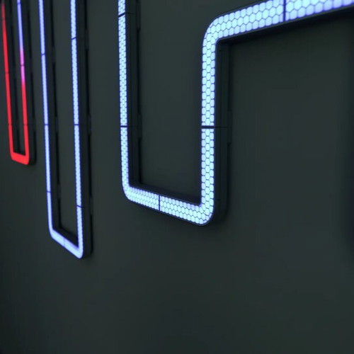 Plastic wall channel for LED strips new