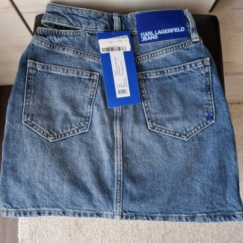 Karl Lagerfeld denim skirt new, size XXS, blue