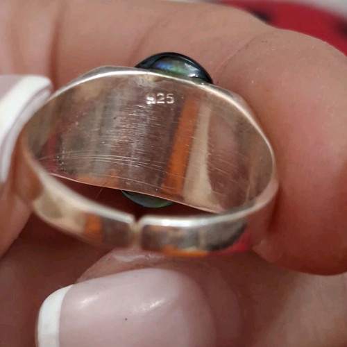 Silver ring used with adjustable width