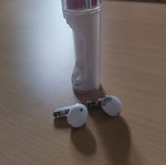 Nothing Ear (stick) Bluetooth earbuds used