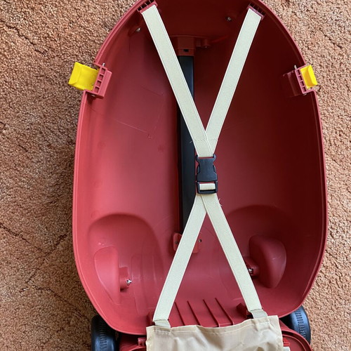 Children's Trolley Suitcase Bear Design new, red