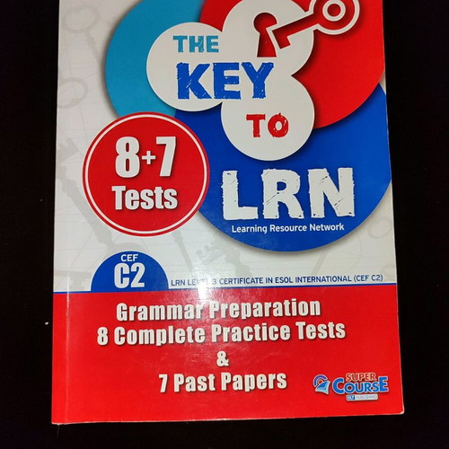 The Key to LRN CEF C2 Grammar Preparation like new