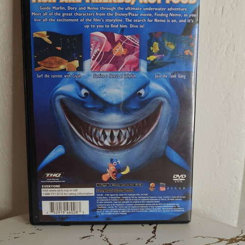 Finding Nemo PS2 game used, adventure