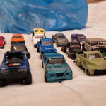Hot Wheels toy trucks and cars like new
