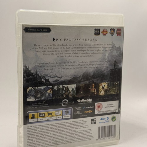 The Elder Scrolls Skyrim PS3 used action adventure game