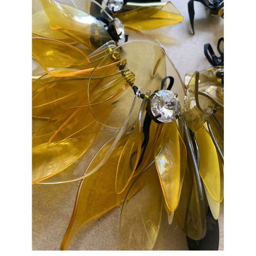 Marni necklace like new, yellow and brown plexiglas