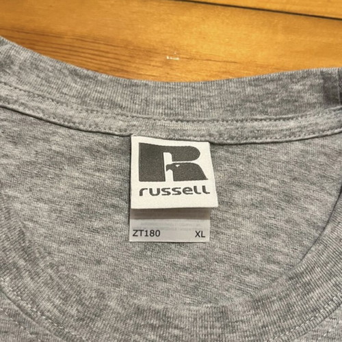 Russell Athletic Muscle Fit T-shirt Gray XL New