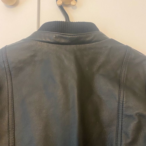 Ysatis leather jacket black, size S