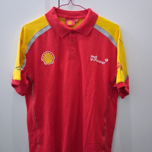 Shell polo shirt new, size XL, multicolor