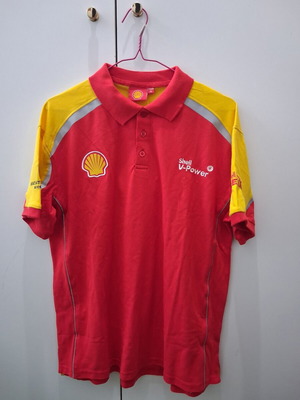 Shell polo shirt new, size XL, multicolor