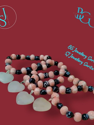 Bracelet with rose quartz new, handmade