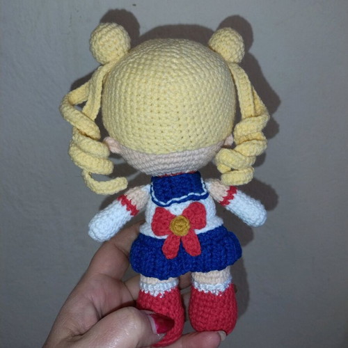 Crochet Sailor Moon doll new, handmade, 20cm