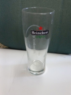 Ποτήρια μπύρας Heineken γυάλινα πακέτο 6 καινούργια