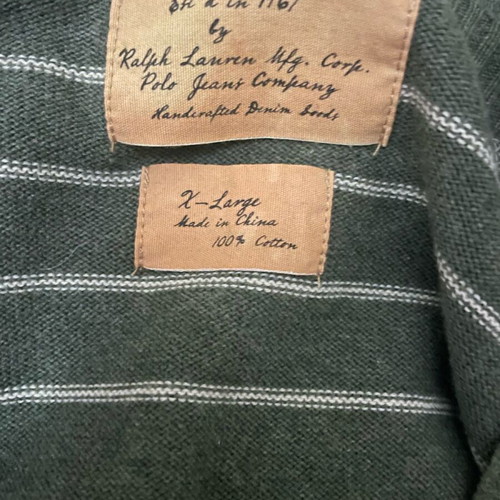 Ralph Lauren men's sweater dark green like new, size XL