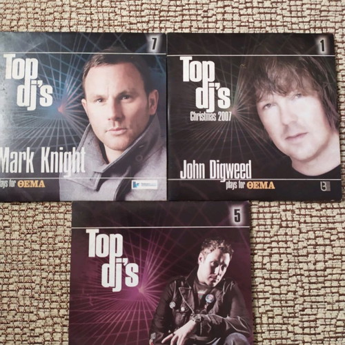 Top DJ's used, pack of 3 CDs electronic music