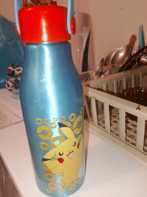 Pokemon aluminum kids water bottle like new