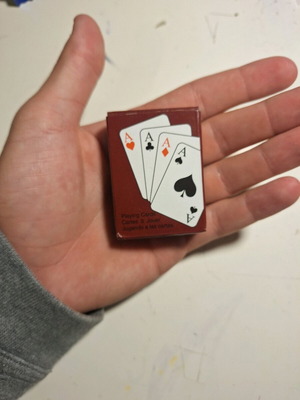 Mini playing cards new