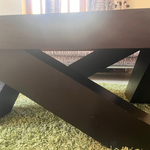Join coffee tables set made of solid walnut wood, like new