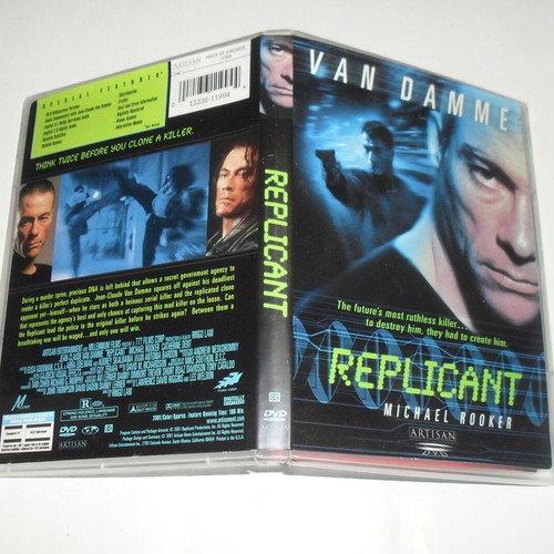 Replicant 2001 DVD region 1 like new without Greek subtitles