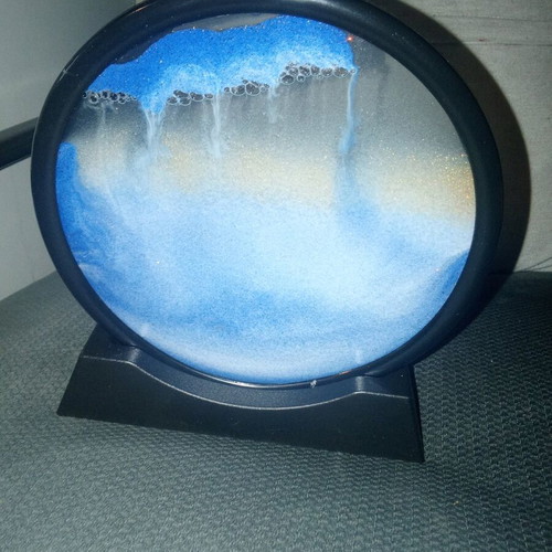 Decorative moving sand new with blue shade