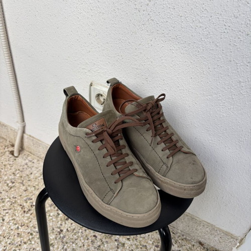 Robinson men's leather shoes used, size 42, olive